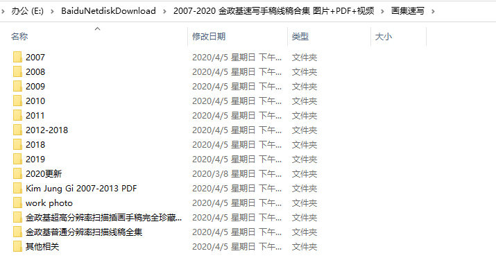 金政基2019超时空速写+金政基2007-2020速写手稿线稿合集图片+PDF+视频  第5张