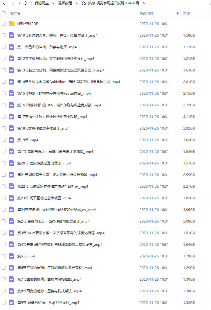 设计策略 视觉表现提升班2020年07月新课（完整不加密画质高清）  第6张