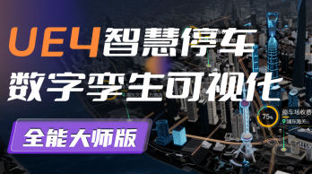 UE4智慧停车数字孪生可视化全能大师版  第1张