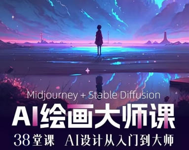 AI进化社(Midjourney Stable diffusion绘画课2023)