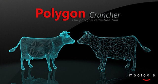 3D模型减面优化工具（Mootools Polygon Cruncher 14.50 Win破解版）