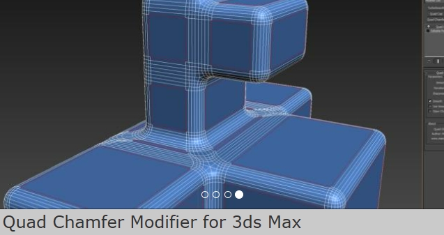 四边型斜倒角修改器(Quad Chamfer Modifier v1.16)  第1张