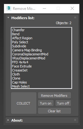 修改器移除工具(Archviztools Remove Modifiers V1.3 )  第2张