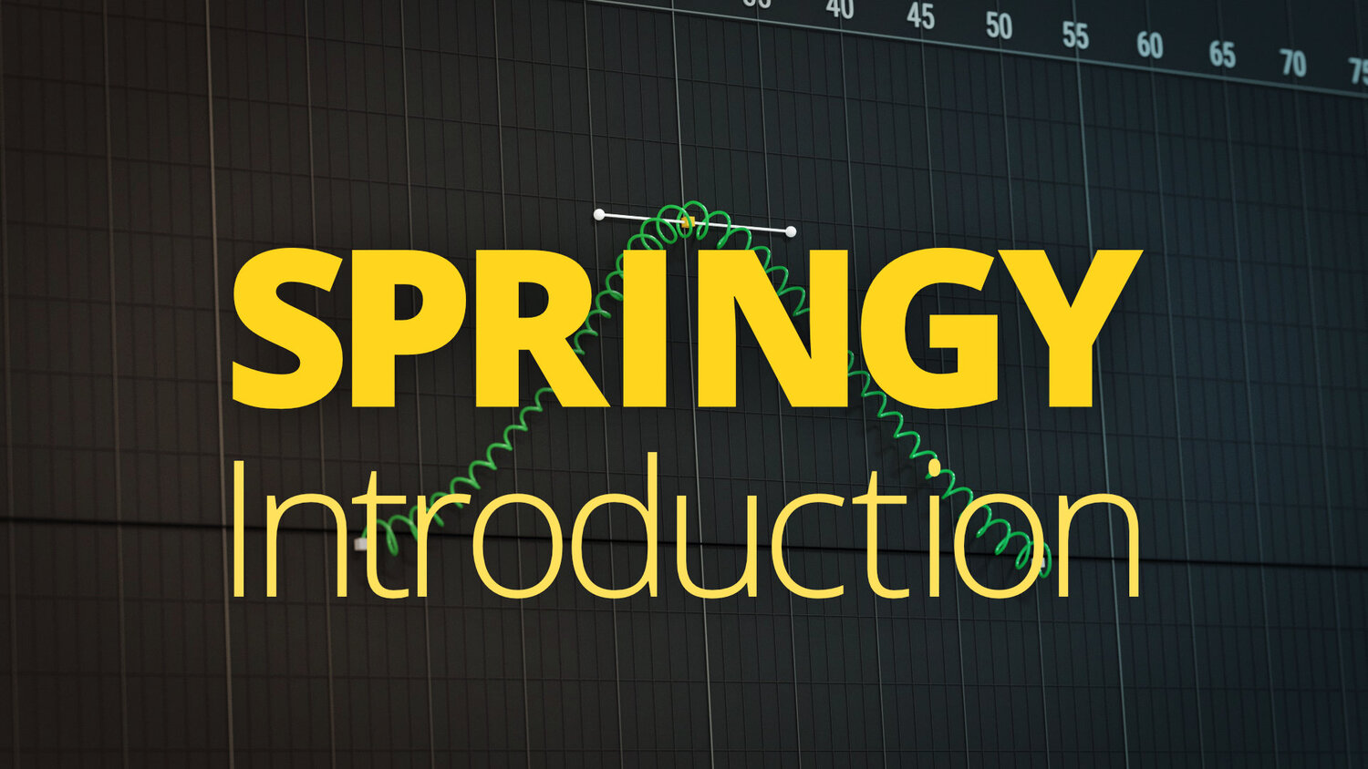 Orestiskon Spring(C4D弹性动画模拟插件+使用教程)  第1张