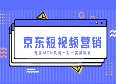 京东短视频营销项目，专业MCN机构一对一实操教学  第1张