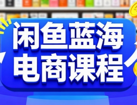 闲鱼蓝海电商课程，手把手助你快速上手，轻松实现闲鱼稳定盈利  第1张