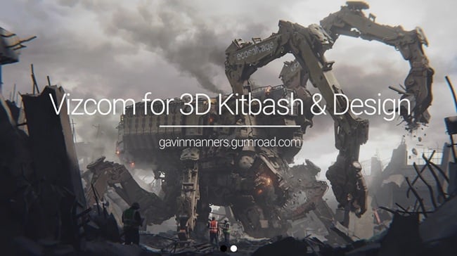 Gumroad – Vizcom for 3D Kitbash & Design