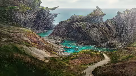 Create A Jurassic Coast Environment Concept Art In Photoshop