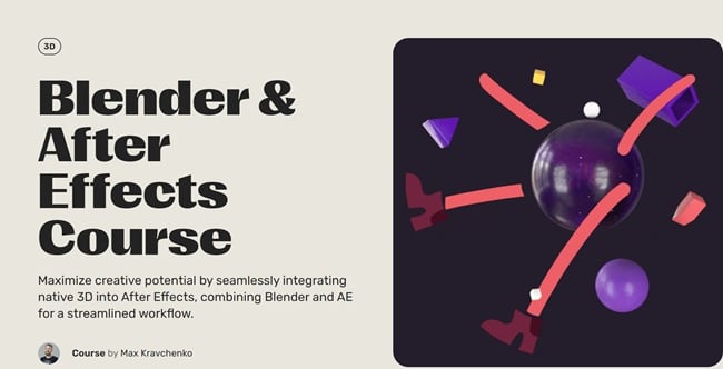 Motion Design School – Blender & After Effects Course  第1张