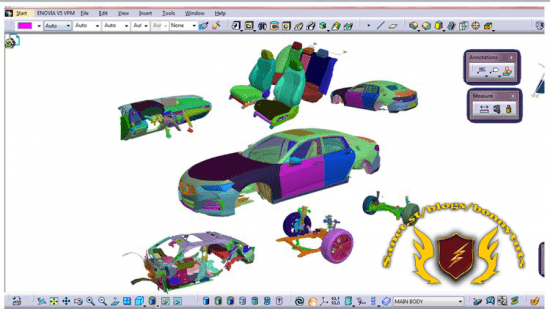 CATIA Car interior exterior seating door panel IP trim  第1张