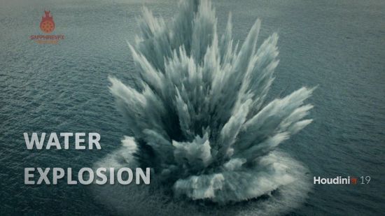 CGCircuit  Water Explosion in Houdini