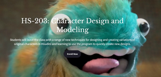 Houdini School – HS-203: Character Design and Modeling