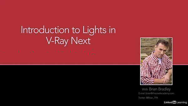 Lynda – Introduction to Lights in V-Ray Next