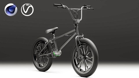 Bike Modeling and Rendering with Cinema 4D V-Ray 5  第1张