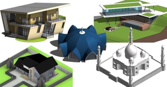 Revit Architecture | Modeling 5 Complete Projects