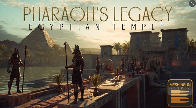 Fab – Pharaoh’s Legacy: Egyptian Temple Megapack UE5  第1张