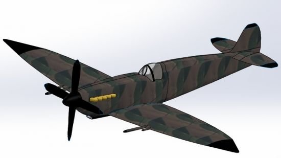 SolidWorks: SpitFire HF VII  第1张