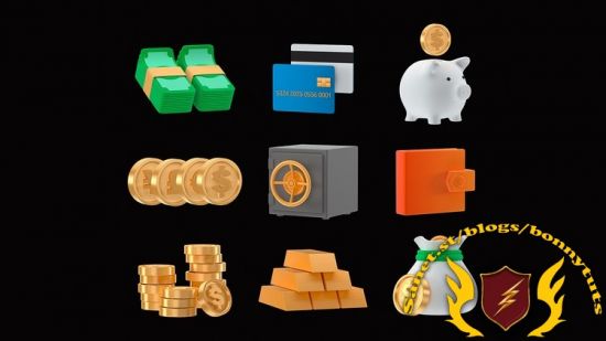 Create 3D finance icon set with Cinema 4D