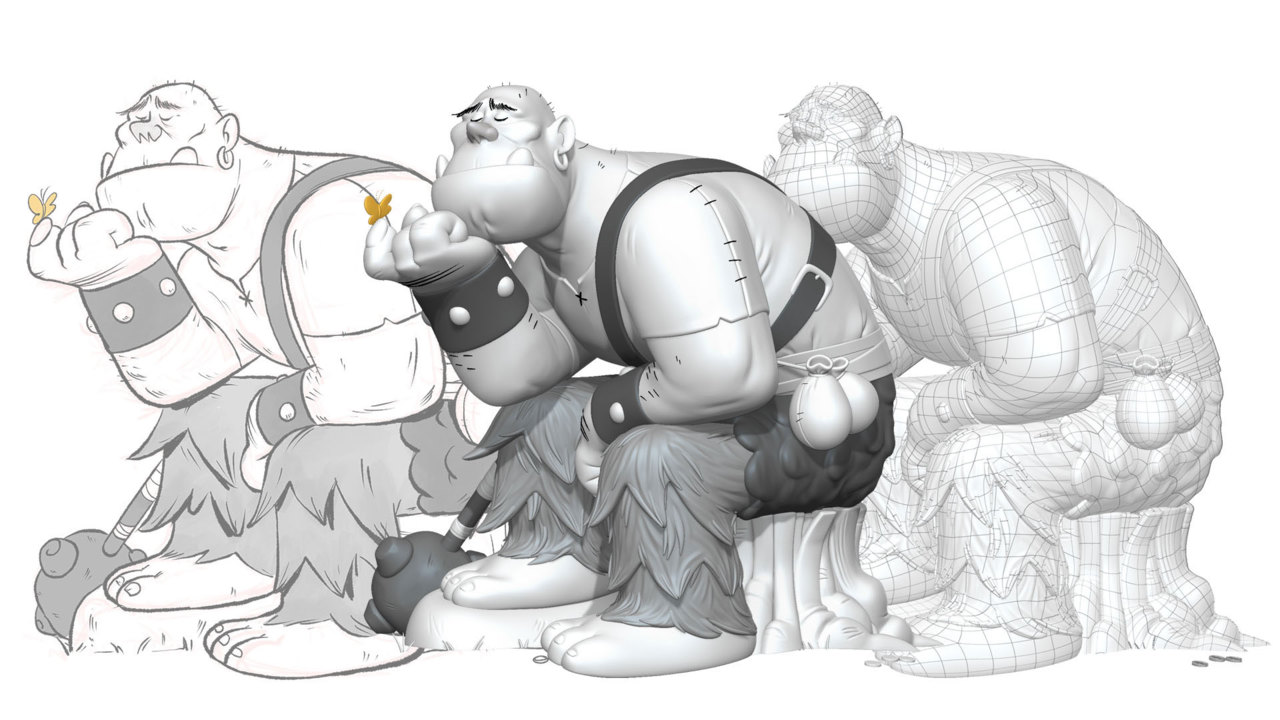 Matching a Stylized Concept in ZBrush