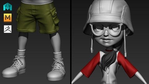 Game Character Sculpting For Beginners With Zbrush & Maya  第1张