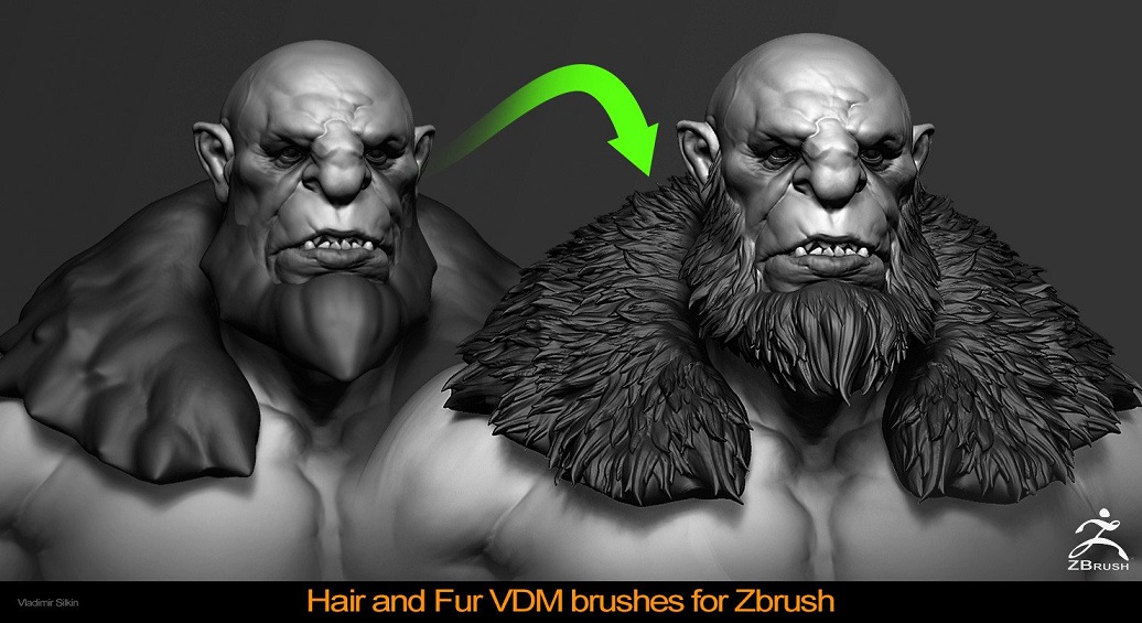 ArtStation – Hair and Fur VDM Brushes  第1张