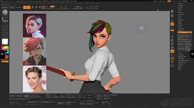 The Gnomon Workshop – Creating Stylized Hairstyles Using Zbrush – Dan Eder