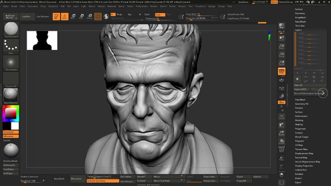 FlippedNormals – Character Concept Sculpting in ZBrush