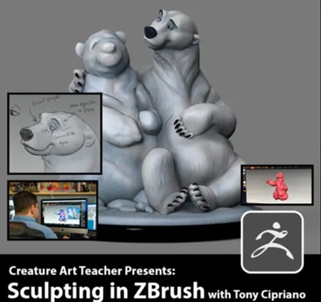 Creature Art Teacher – Sculpting in ZBrush with Tony Cipriano